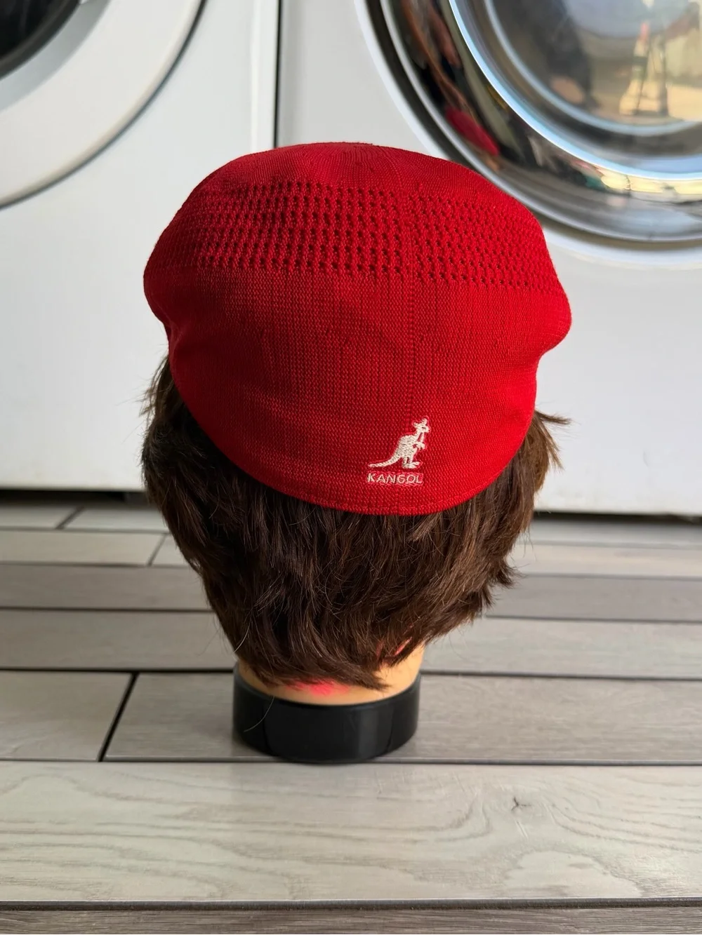 Kangol Tropic 504 Ventair hat in scarlet red